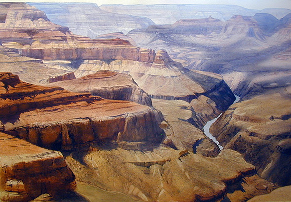 grand canyon |watercolor | 22 x 30