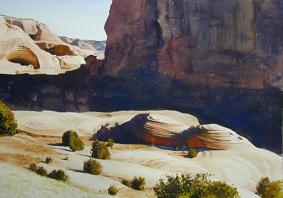 rock formations |watercolor | 14 x 20