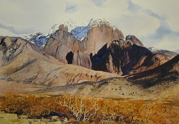 Mountain Shadow |watercolor | 14 x 20 SOLD