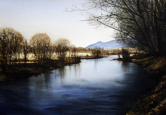 january on the mimbres |watercolor | 14 x 20 SOLD