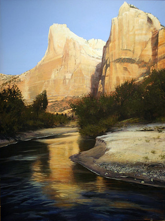 zion reflections | ACRYLIC/CANVAS | 40 x 30 • S