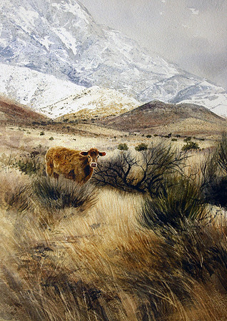 winter coming | watercolor | 20 x 14 •