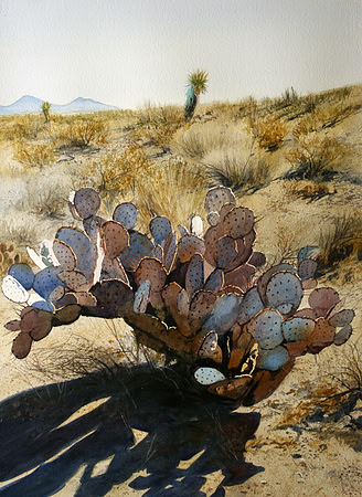 southern desert | watercolor | 30 x 22