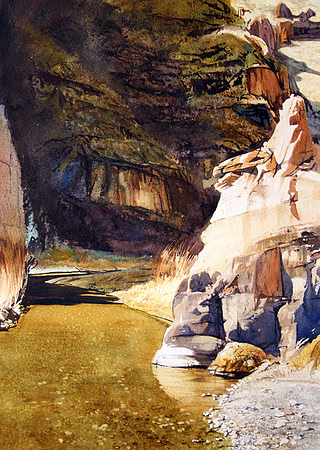 canada alamosa | watercolor | 20 x 14 • SOLD