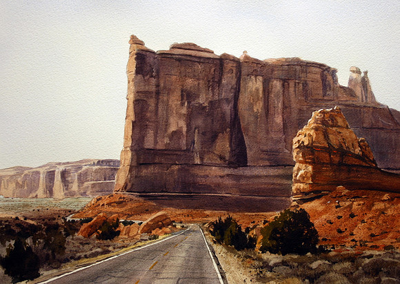 in arches NP | watercolor | 14 x 20
