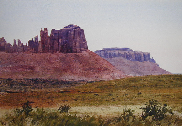 sawtooth | watercolor | 14 x 20 SOLD