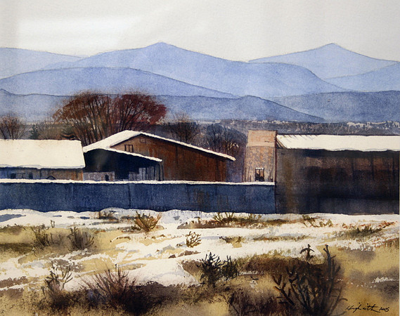 outskirts |watercolor | 10 x 16 SOLD