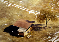 canyon outbuilding |watercolor | 22 x 30 GICLEE AVAILABLE