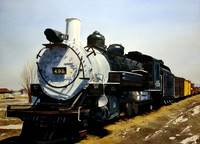 locomotive 495 | watercolor | 22 x 30 • GICLEE AVAILABLE
