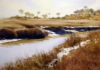 waterway | watercolor | 14 x 20 SOLD