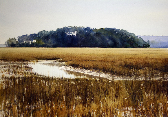 october day | watercolor | 14 x 20 SOLD