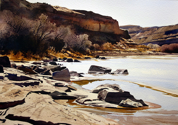 along the san juan | watercolor | 14 x 20 • SOLD