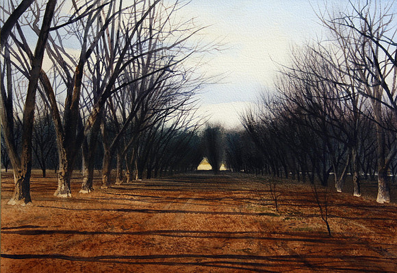 charles farm |watercolor | 14 x 20 SOLD -GICLEE AVAILABLE