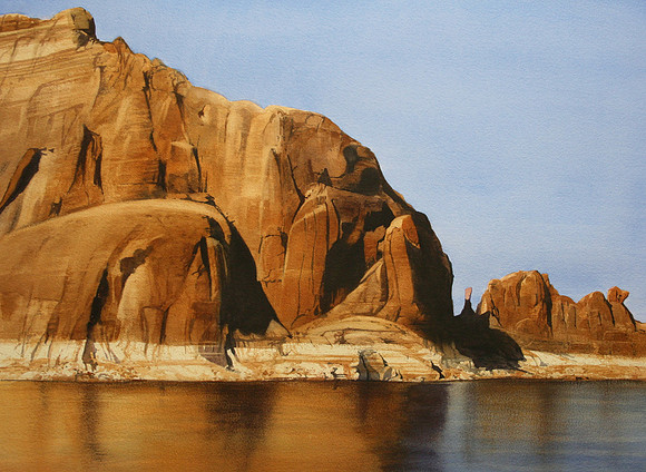 at lake powell |watercolor | 22 x 30 GICLEE AVAILABLE