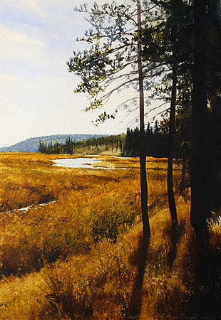 flagg ranch |watercolor | 20 x 14 SOLD - GICLEE AVAILABLE