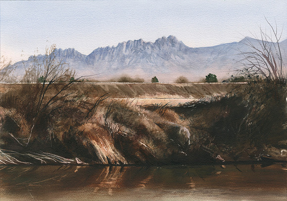 rivers edge | watercolor | 14 x 20 • Giclee Available • SOLD