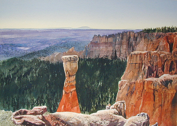 bryce vista |watercolor | 14 x 20 SOLD