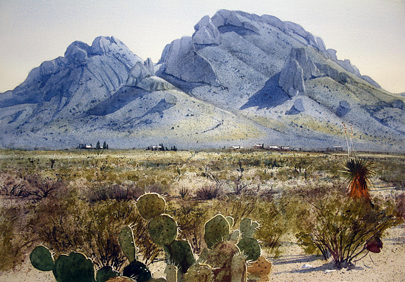 foot of the floridas |watercolor | 14 x 20 SOLD