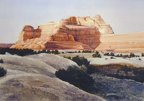 canyonland light |watercolor | 14 x 20