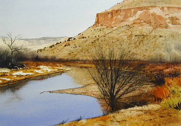 at rio chama |watercolor | 14 x 20 SOLD