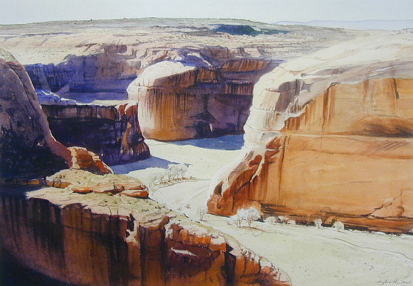 canyon view |watercolor | 22 x 30 SOLD - GICLEE AVAILABLE