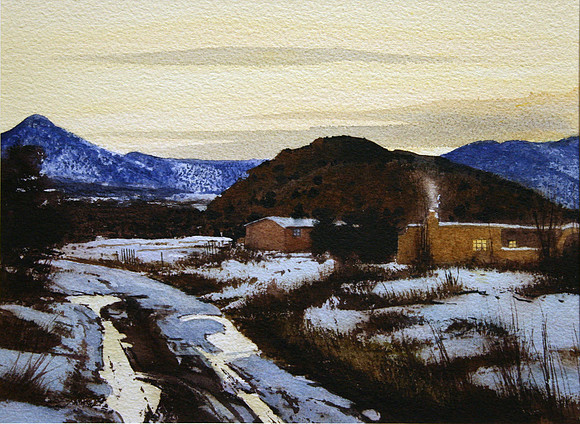 an early morning |watercolor | 14 x 20
