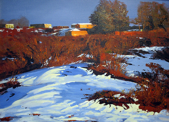 recent snow | ACRYLIC/CANVAS | 18 x 24