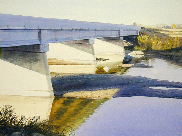 Bridge to Chopes |watercolor | 22 x 30
