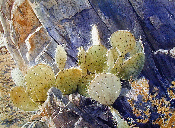 out of the rocks |watercolor | 22 x 30 SOLD