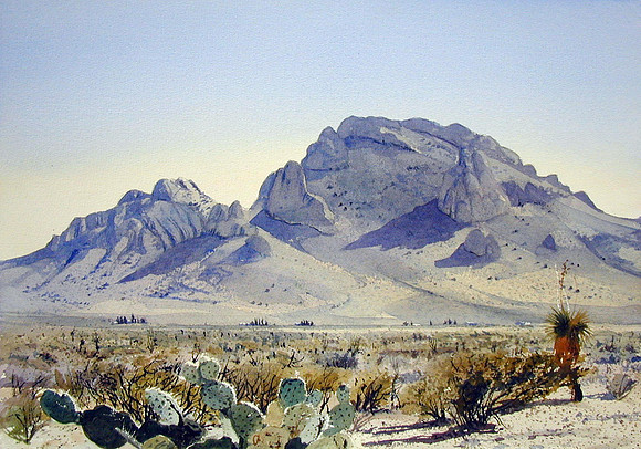 near florida peak |watercolor | 14 x 20 SOLD