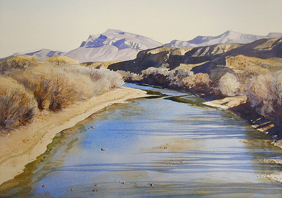 rio vista |watercolor | 14 x 20 SOLD