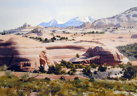 north valley |watercolor | 14 x 20