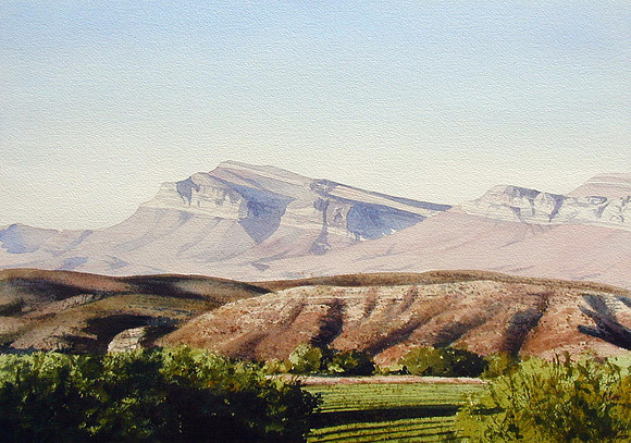 near caballo |watercolor | 14 x 20