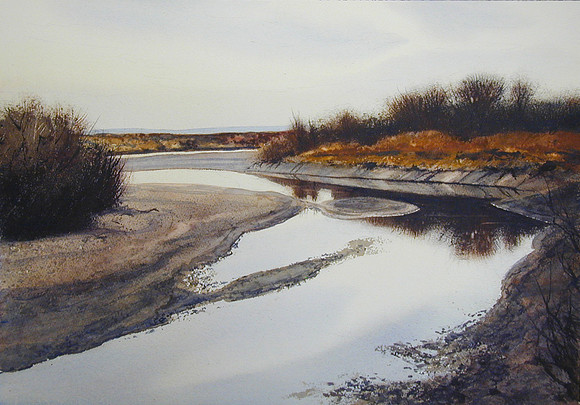 riverside |watercolor | 14 x 20 SOLD