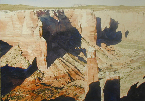 creeping shadows |watercolor | 22 x 30 SOLD - GICLEE AVAILABLE