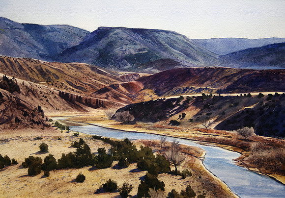 rio chama |watercolor | 14 x 20 SOLD