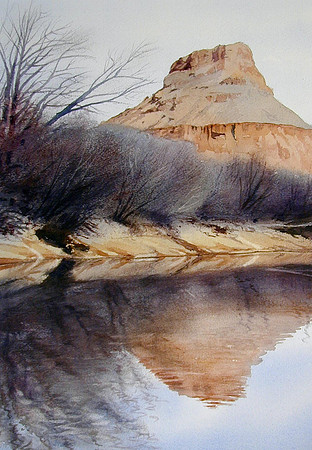 echo in grays |watercolor | 20 x 14 SOLD