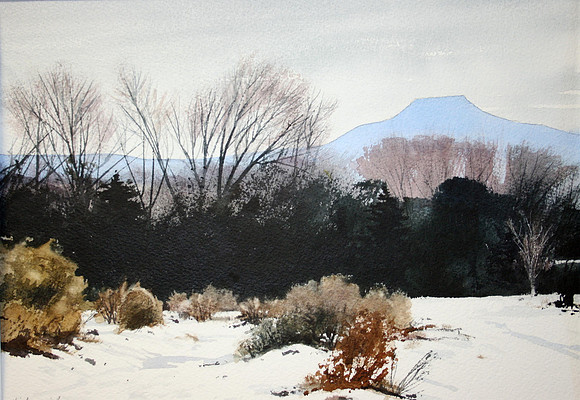 pedernal |watercolor | 14 x 20 SOLD