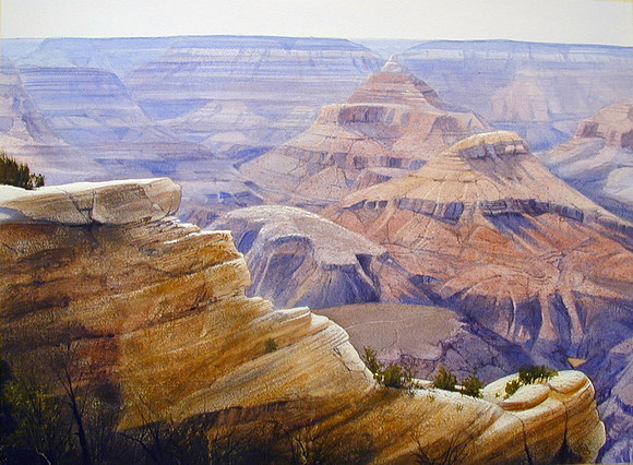 overlook |watercolor | 22 x 30