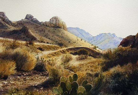 wild country |watercolor | 14 x 20 SOLD
