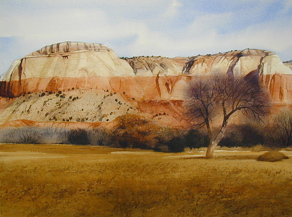 golden light |watercolor | 22 x 30
