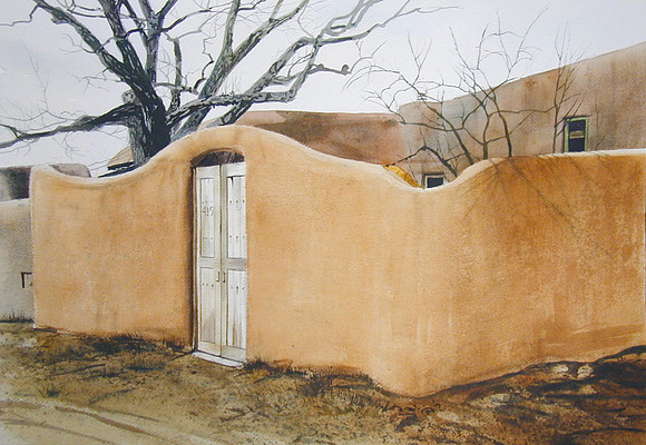 santa fe 419 |watercolor | 14 x 20